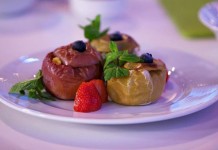 Завтрак для здоровья. Фаршированное яблоко