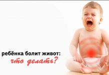 У ребёнка болит живот. Что делать!?