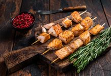 Шашлык из семги